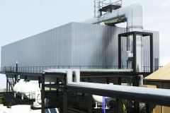 Impianto industriale a ciclo combinato